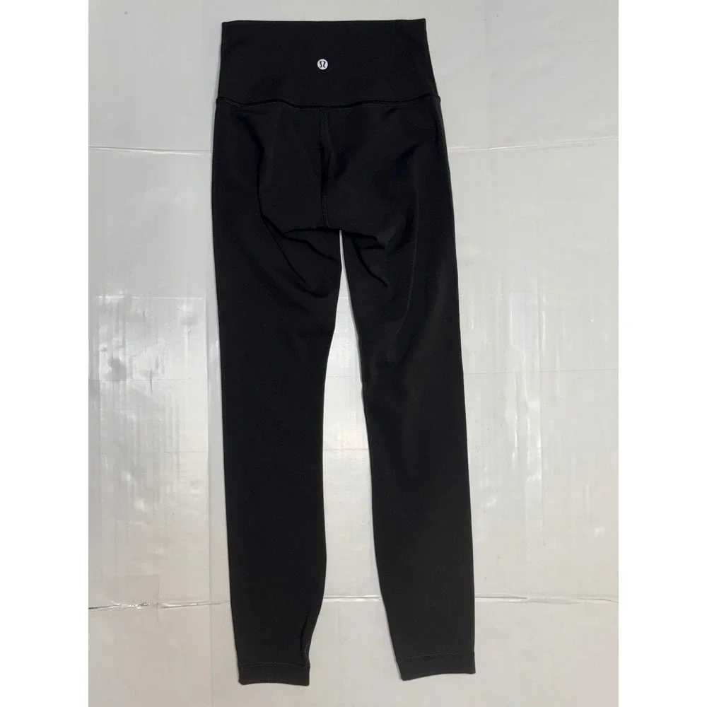 Lululemon Align High-Rise Pant 25 Black Nulu Yoga Leggings Size 2 LW5BPAS
